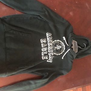 Green American eagle hoodie